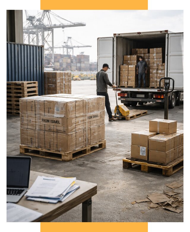 Доставка грузов из Израиля от 15489 р., логистика от СетСервис-Кзт