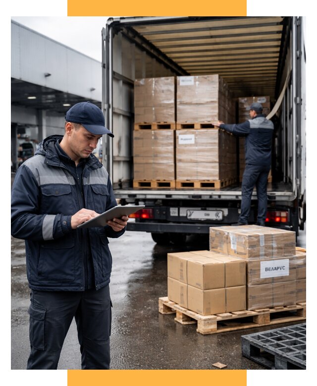 Доставка грузов из Беларуси от 15489 р. логистика СетСервис-Кзт