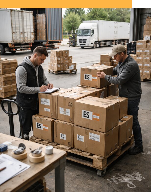 Доставка грузов в Испанию автотранспортом от 36141 руб