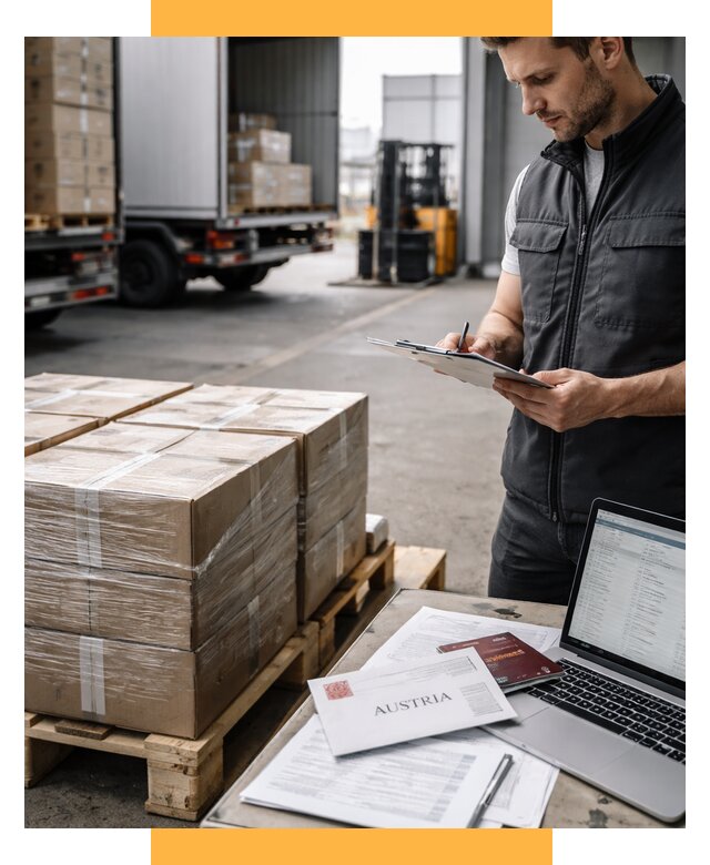 Доставка в Австрию от 67119 р. Логистика и экспорт СетСервис-Кзт