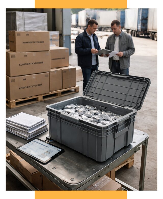 Перевозка комплектующих из Китая от 6712 р. | СетСервис-Кзт