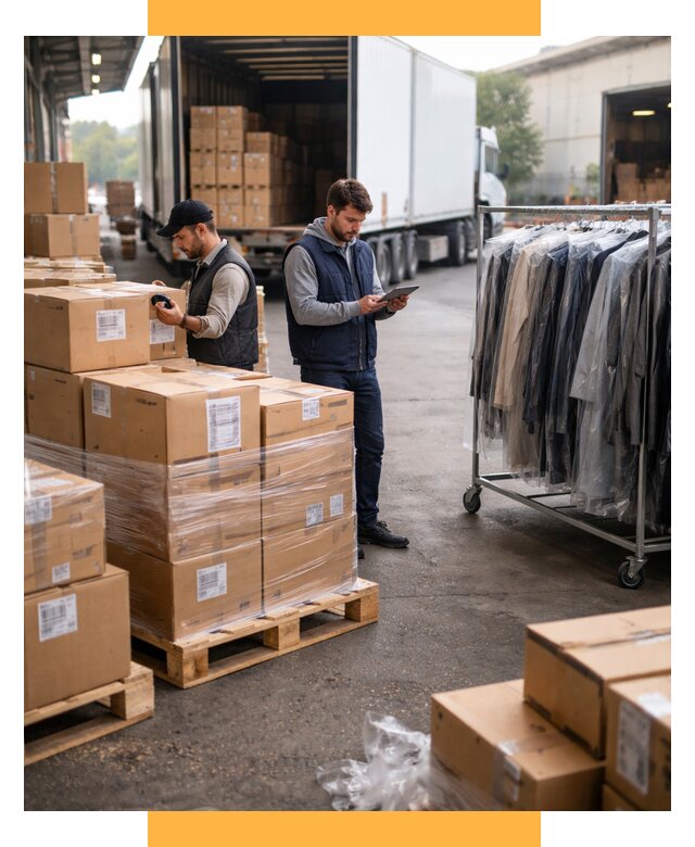 Перевозка и доставка одежды из Китая от 7745 р., СетСервис-Кзт