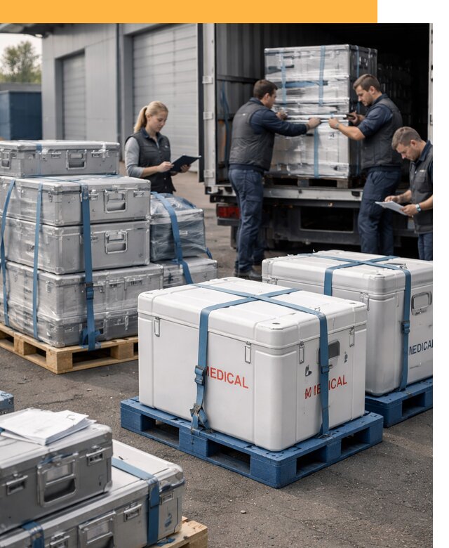 Перевозка медицинского оборудования по всему миру от 15489 руб