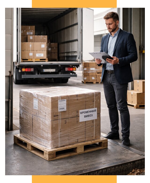 Временный вывоз товаров под ключ от 8261 р. | СетСервис-Кзт